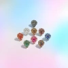 European and American cross-border retro alloy rhinestone large glass brooch, luxurious and high-end women's clothing brooch accessory pin undefined